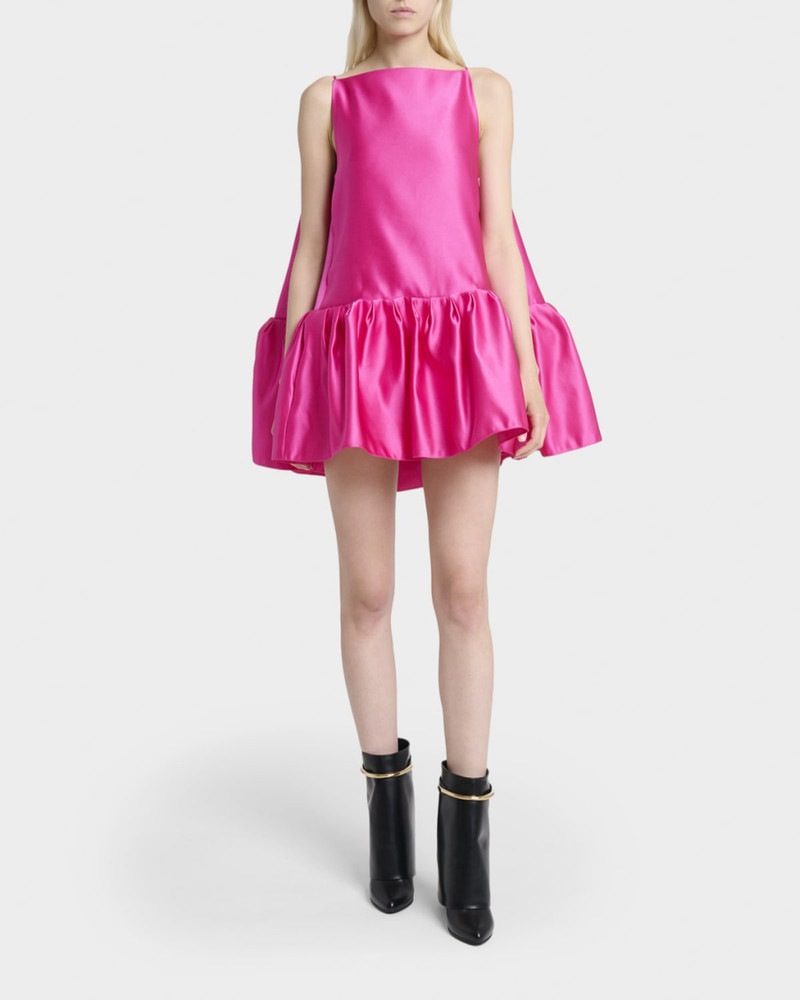 Givenchy Ruffle Silk Sleeveless Mini Dress outlook