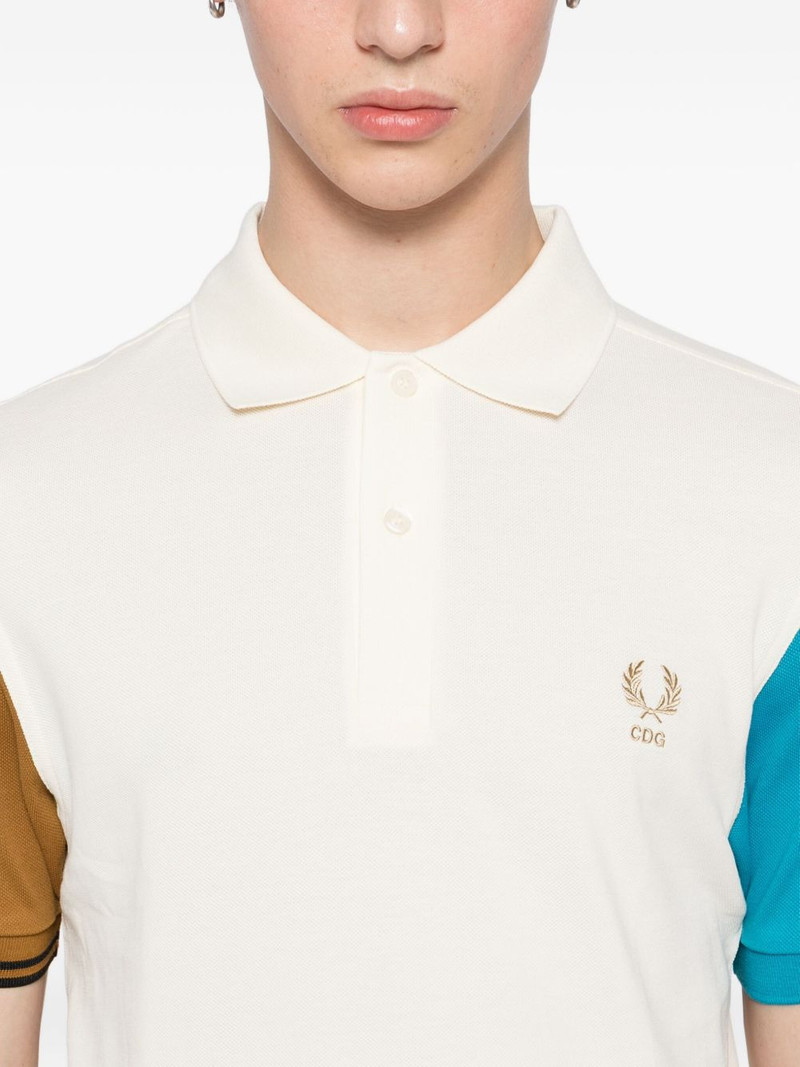 x Fred Perry colour-block short-sleeve polo shirt 5
