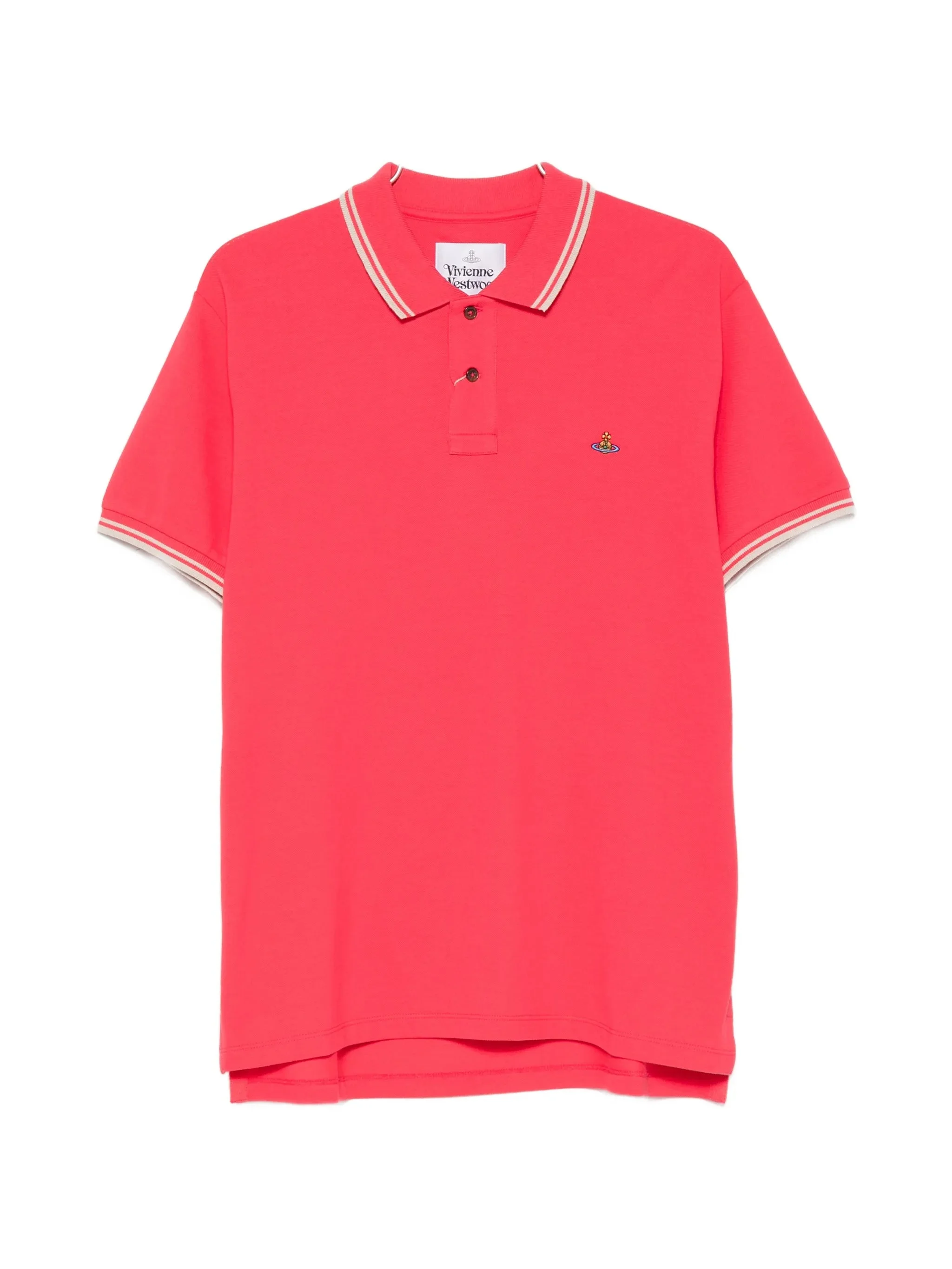 Vivienne Westwood Classic Embroidered-detail Cotton Polo Shirt - 1