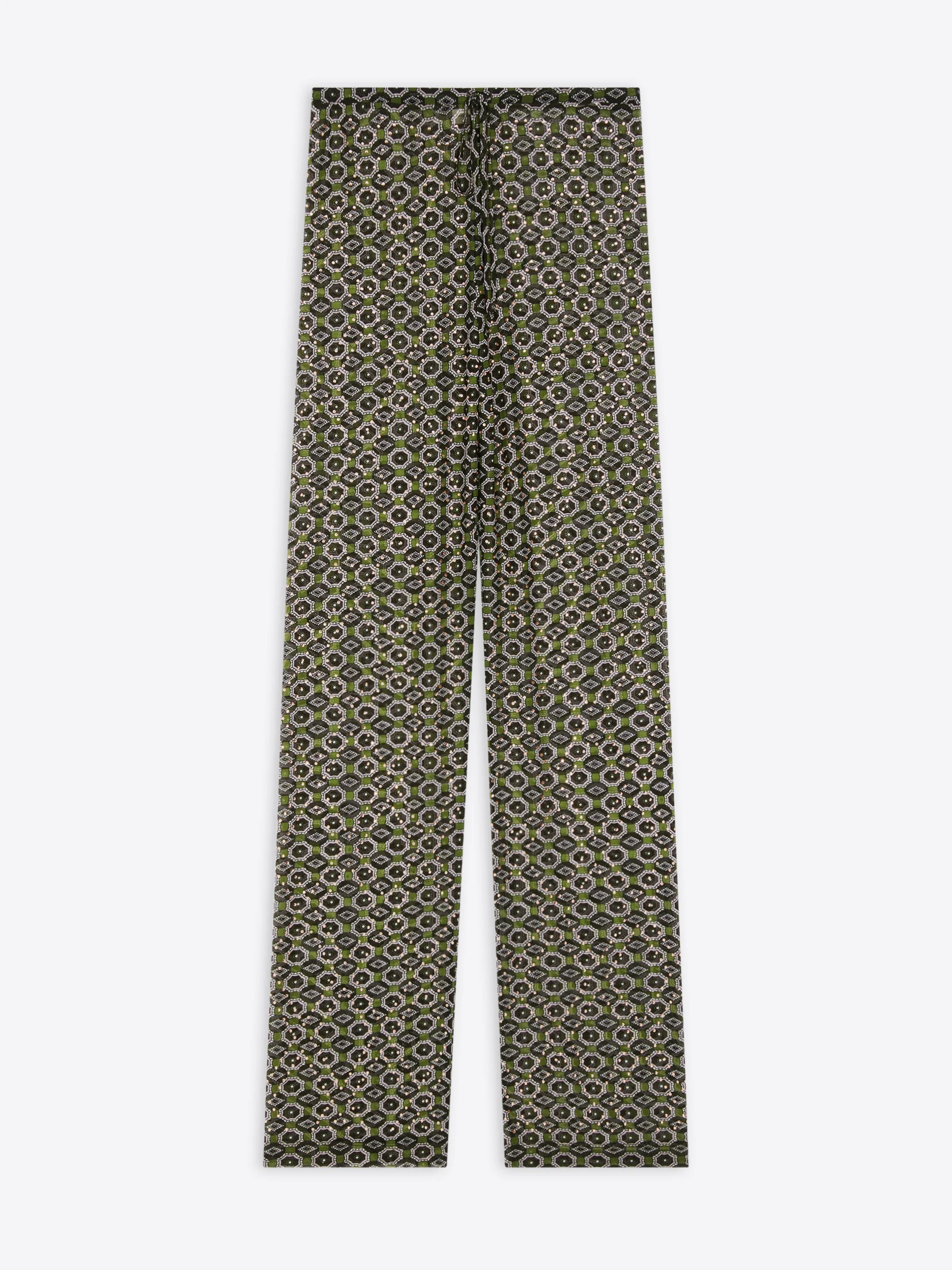 EMBELLISHED JERSEY PANTS - 1