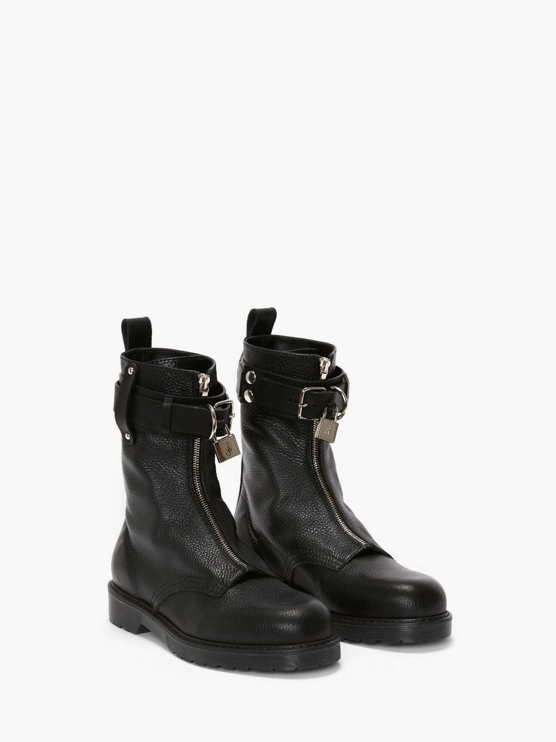 JW Anderson PADLOCK COMBAT BOOTS outlook