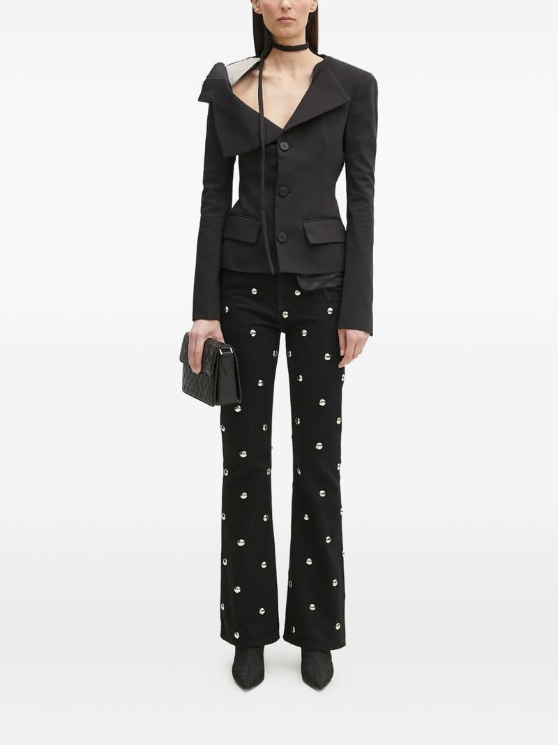 embellished flared jeans 1
