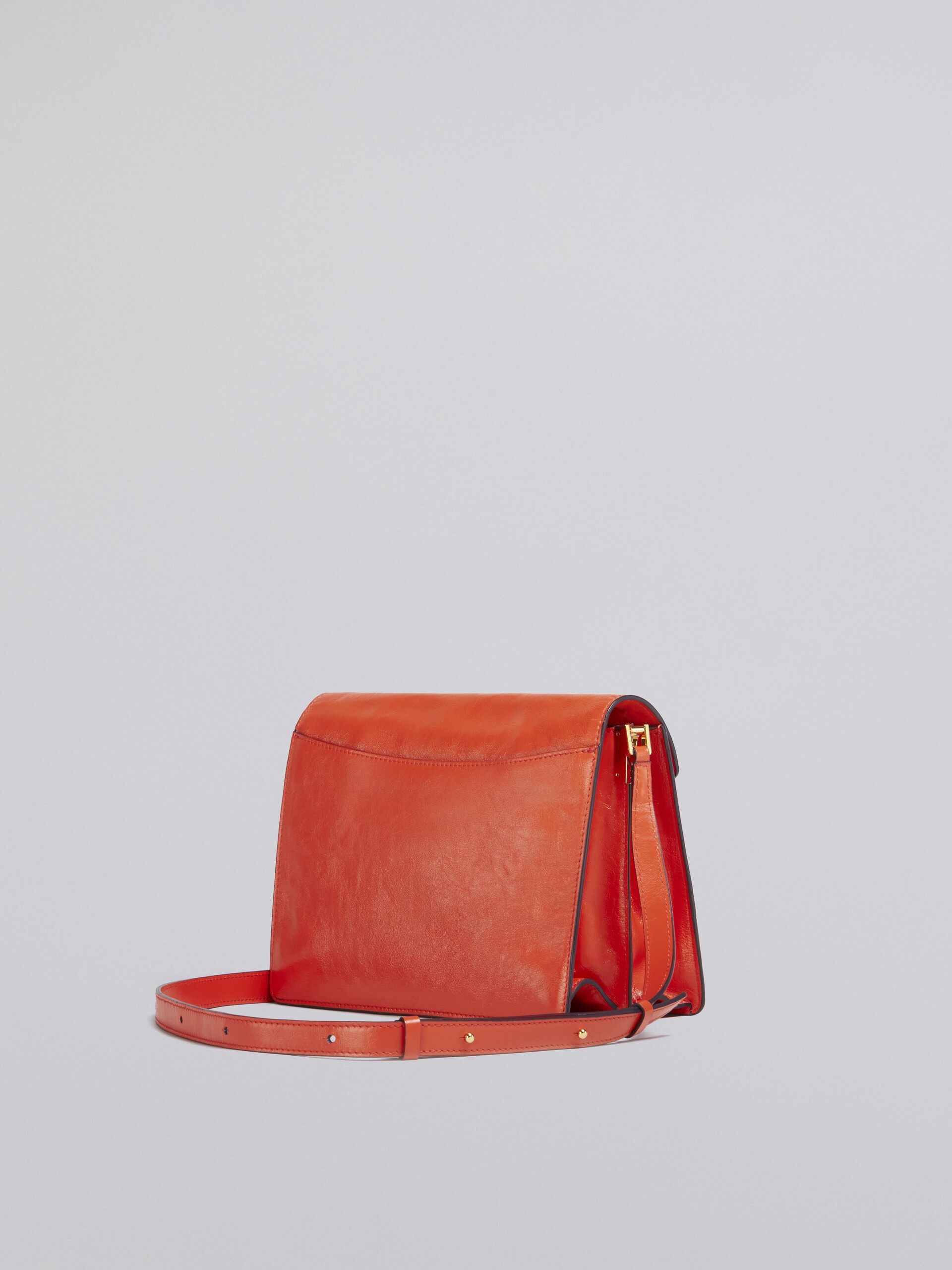 TRUNK SOFT LARGE BAG IN ORANGE LEATHER - 2