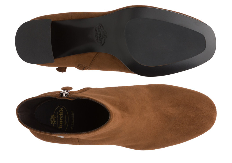 Ellie 55
Suede Heeled Boot Dark oak 3