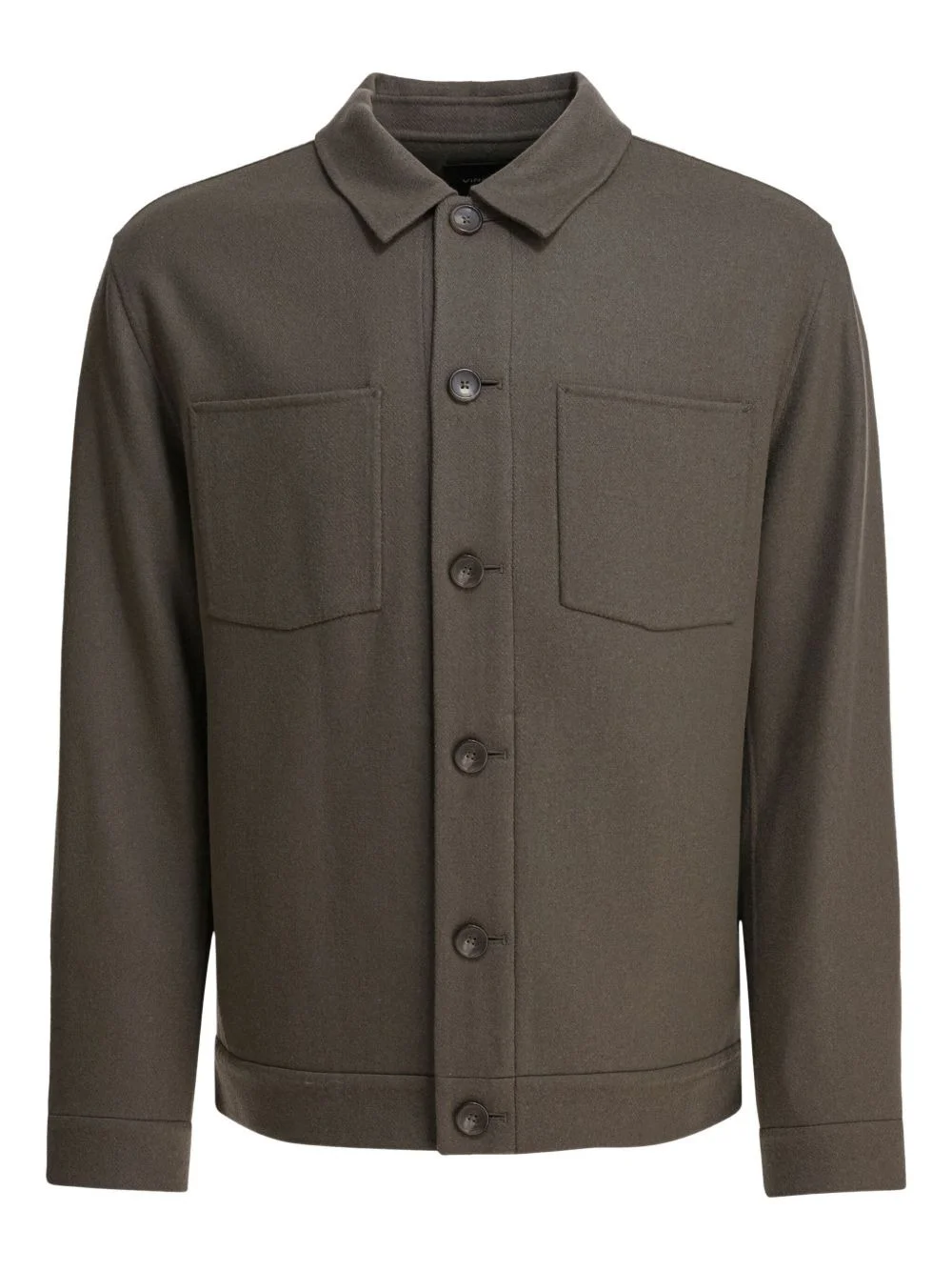 button-front patch-pocket jacket - 1