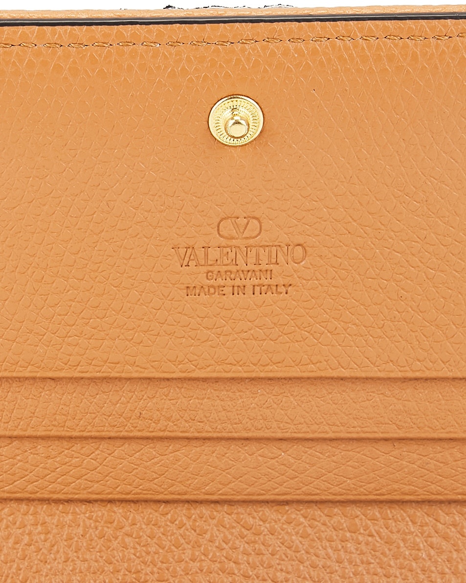 V Logo Signature French Flap Wallet - 5