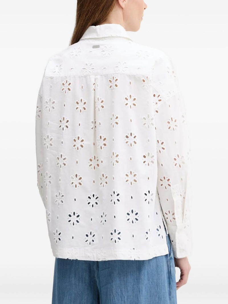 Barbour eyelet-embroidered shirt outlook