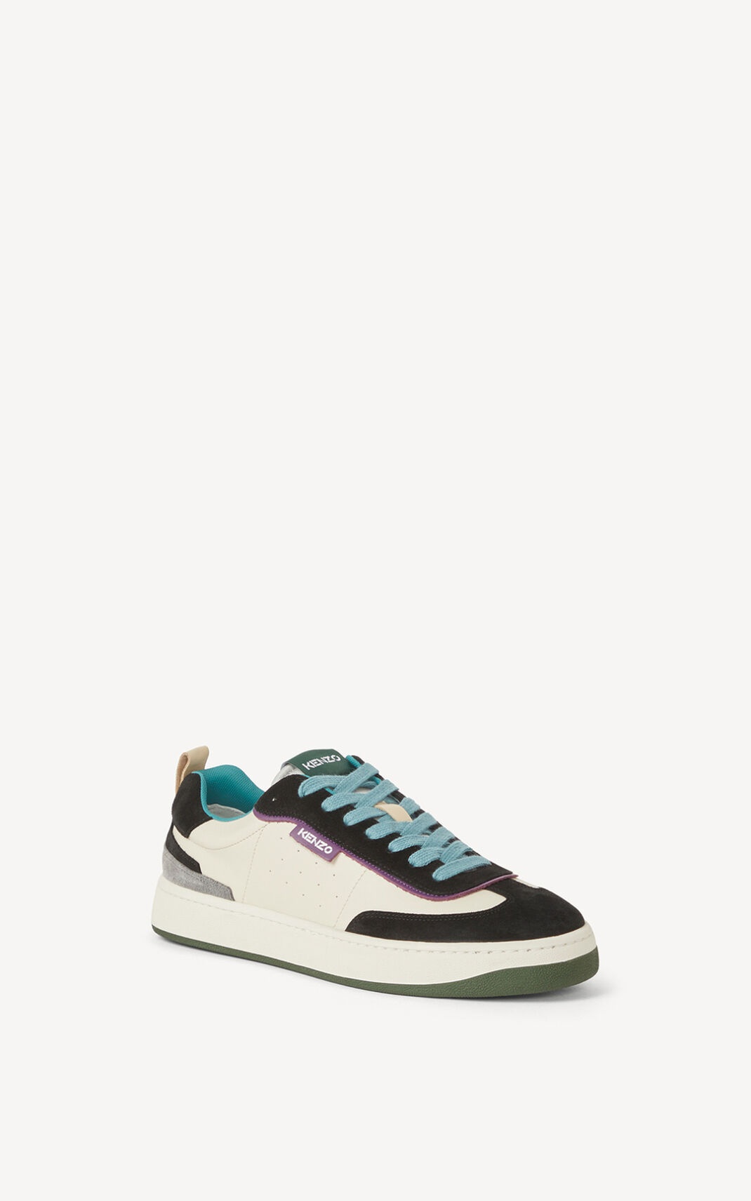 KENZO Kourt 80 leather trainers - 2