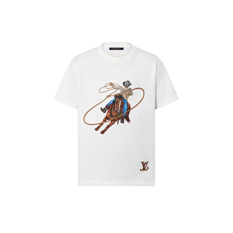 Louis Vuitton Graphic Embroidered Cotton T-Shirt - nvprod5530148v