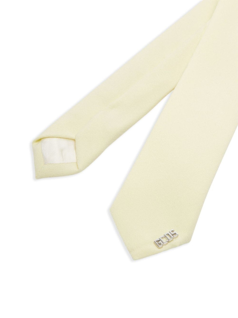 GCDS logo-plaque cady tie outlook