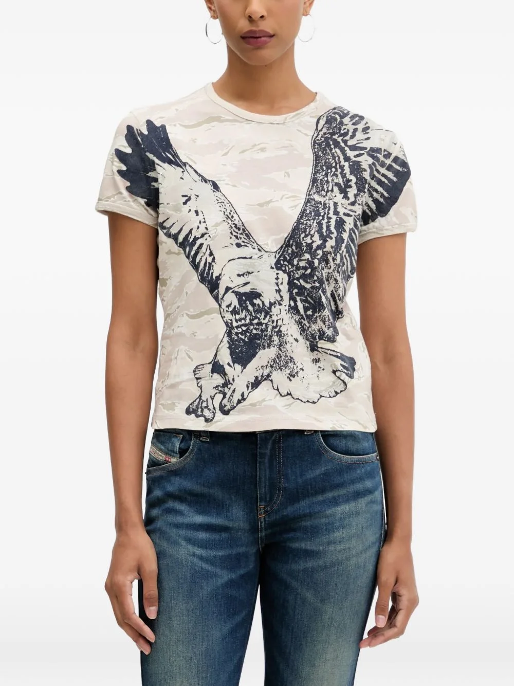 eagle-graphic T-shirt - 1
