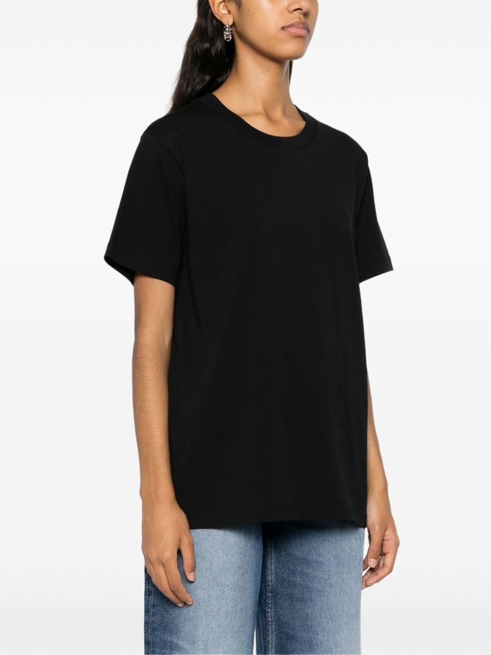 logo-embroidered T-shirt - 3