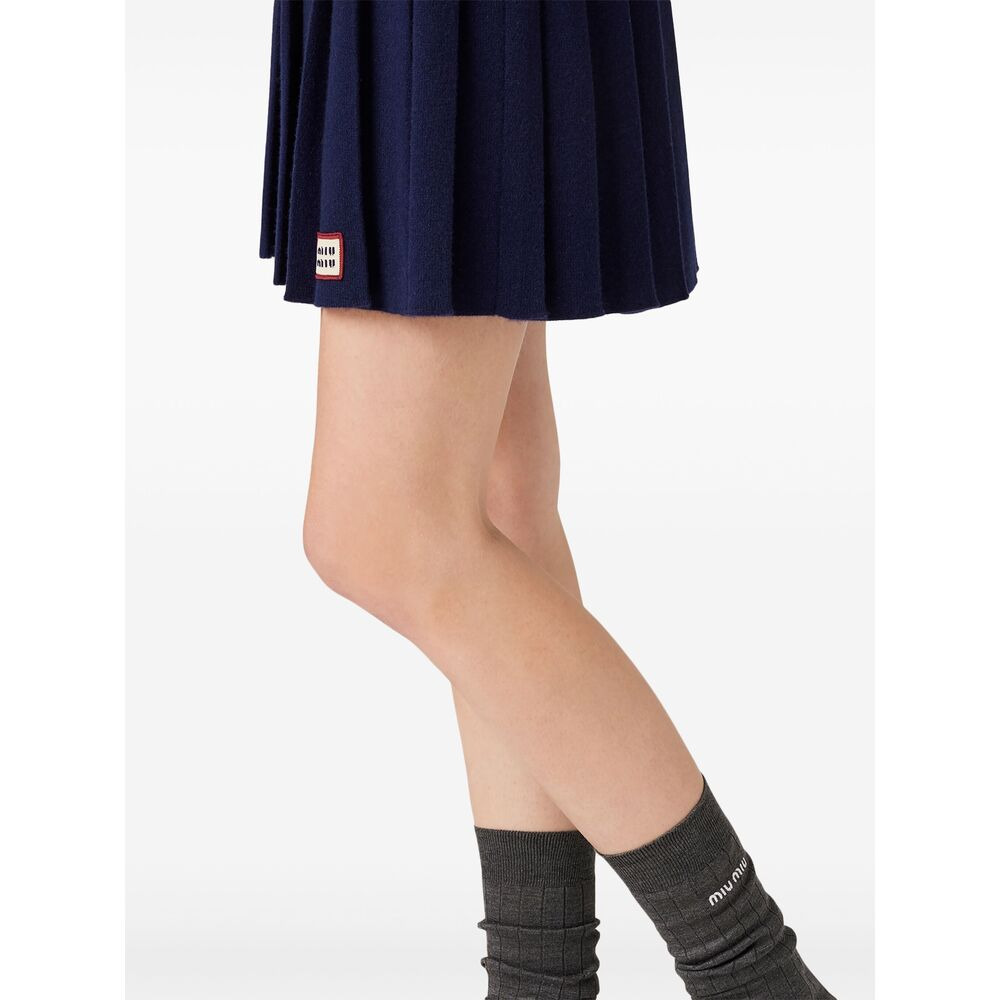 Miu Miu Blue Skirts - Pleated Skirts Women - 4