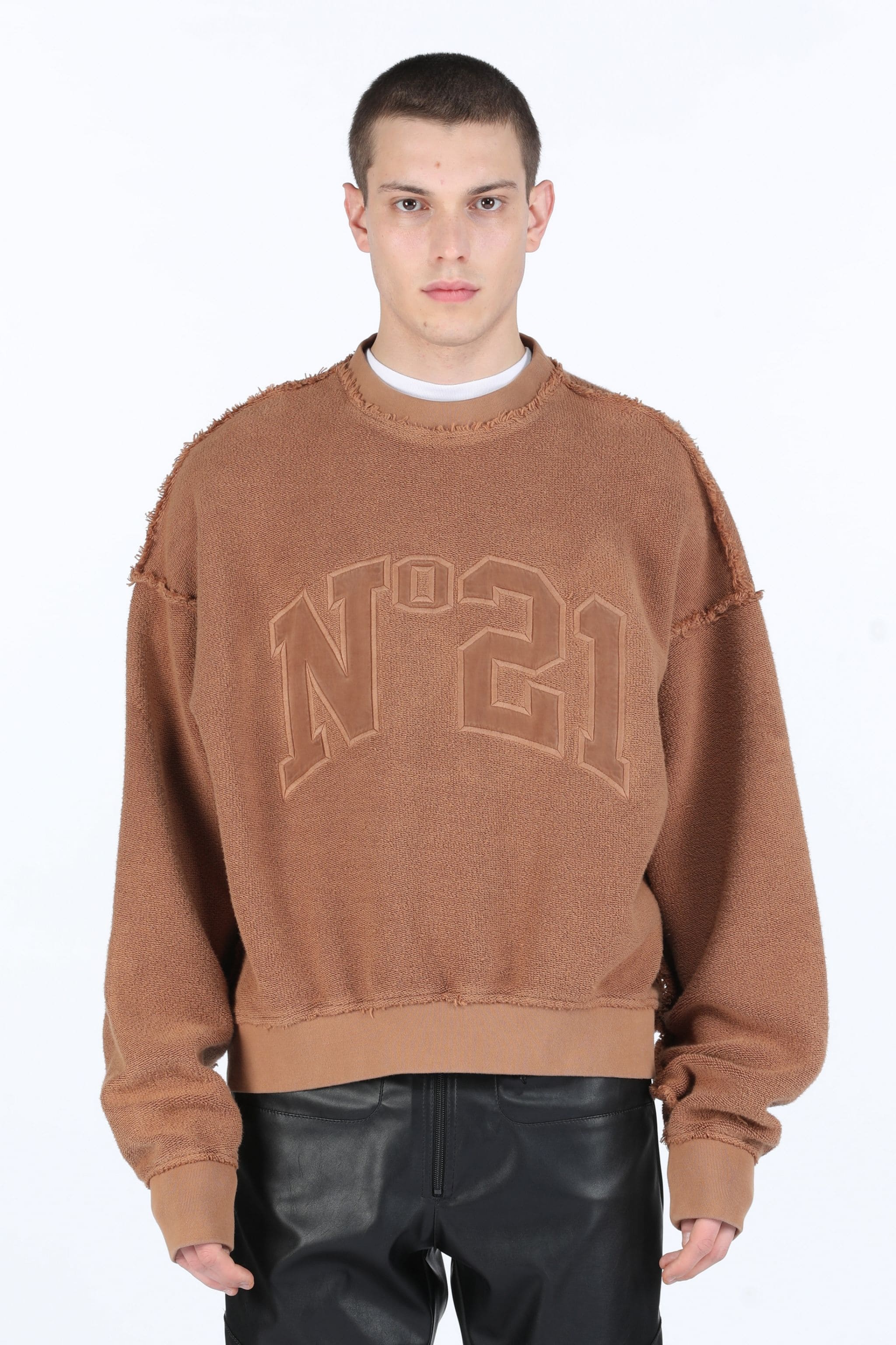 LOGO-APPLIQUÉ SWEATSHIRT - 1