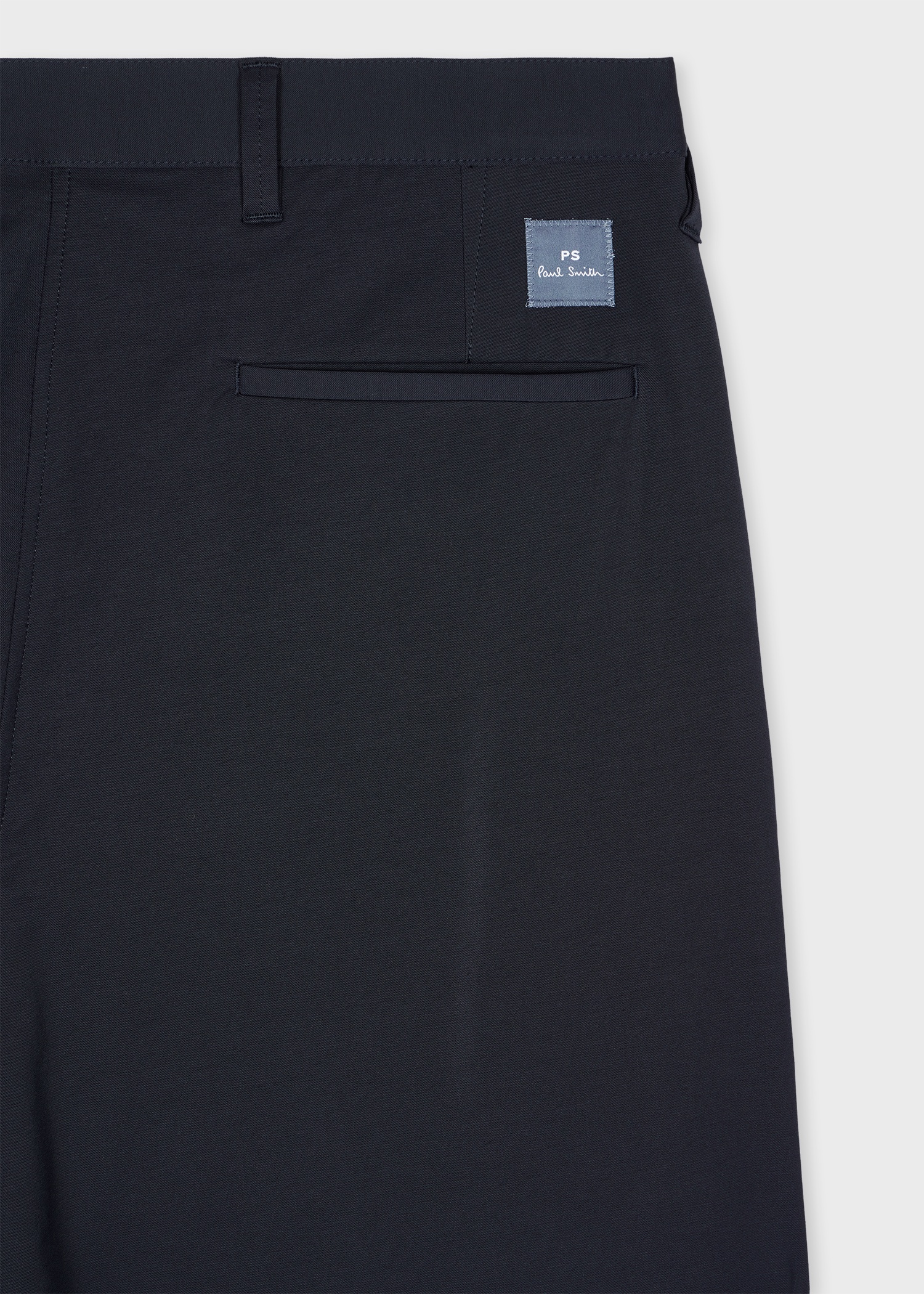Navy Cotton-Blend Stretch Chinos - 2