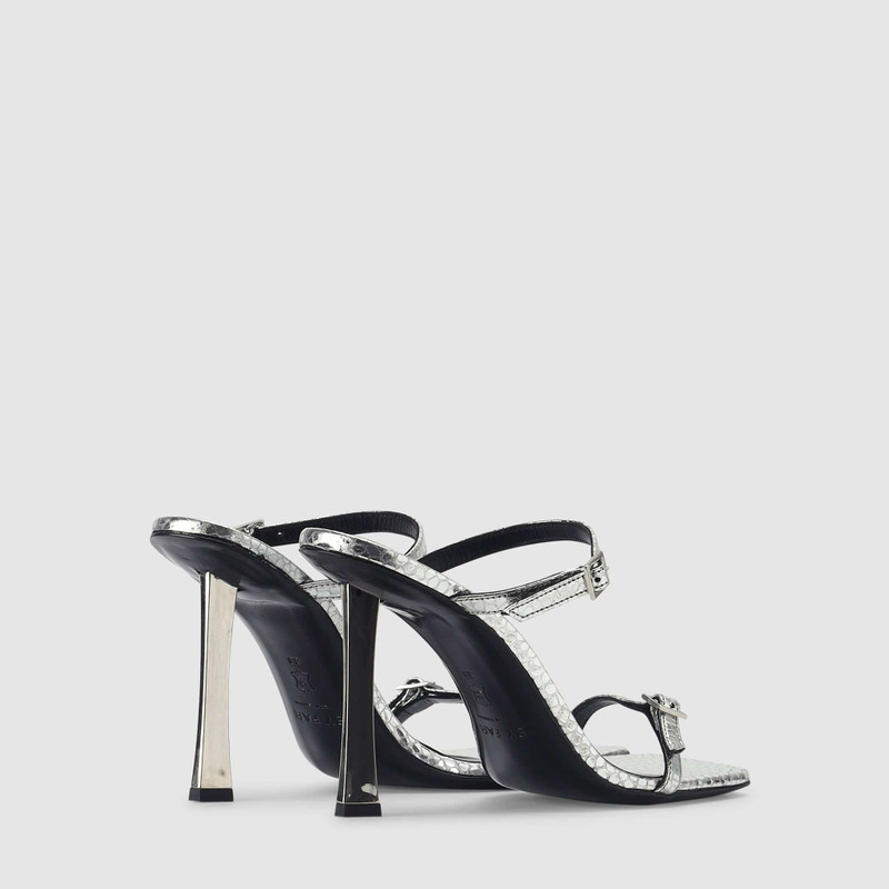 By Far Women's Flick Silver Heels 3