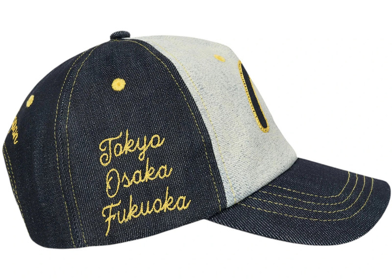 PALACE Palace x Evisu Snapback Reverse Indigo outlook