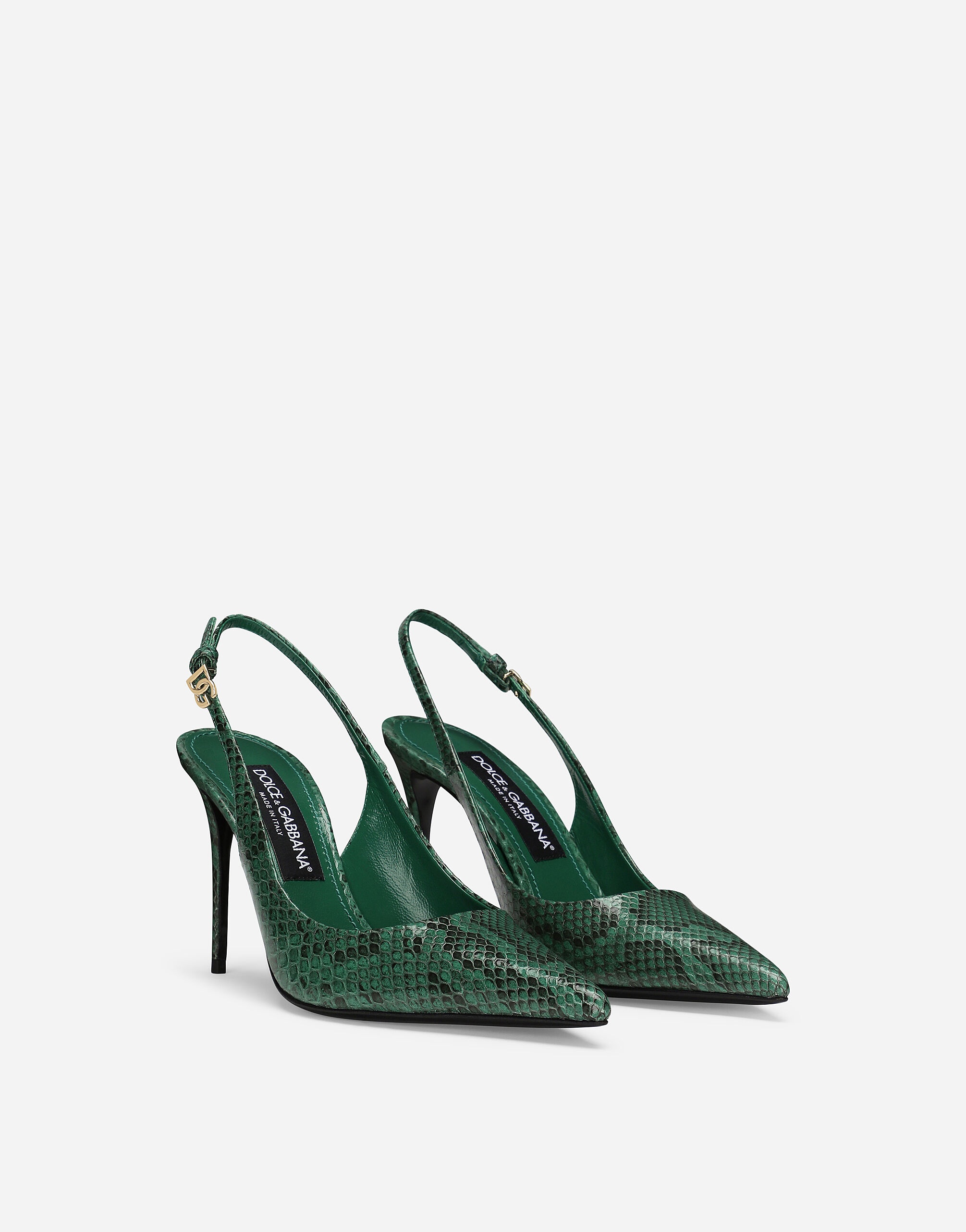 Python skin slingbacks - 2