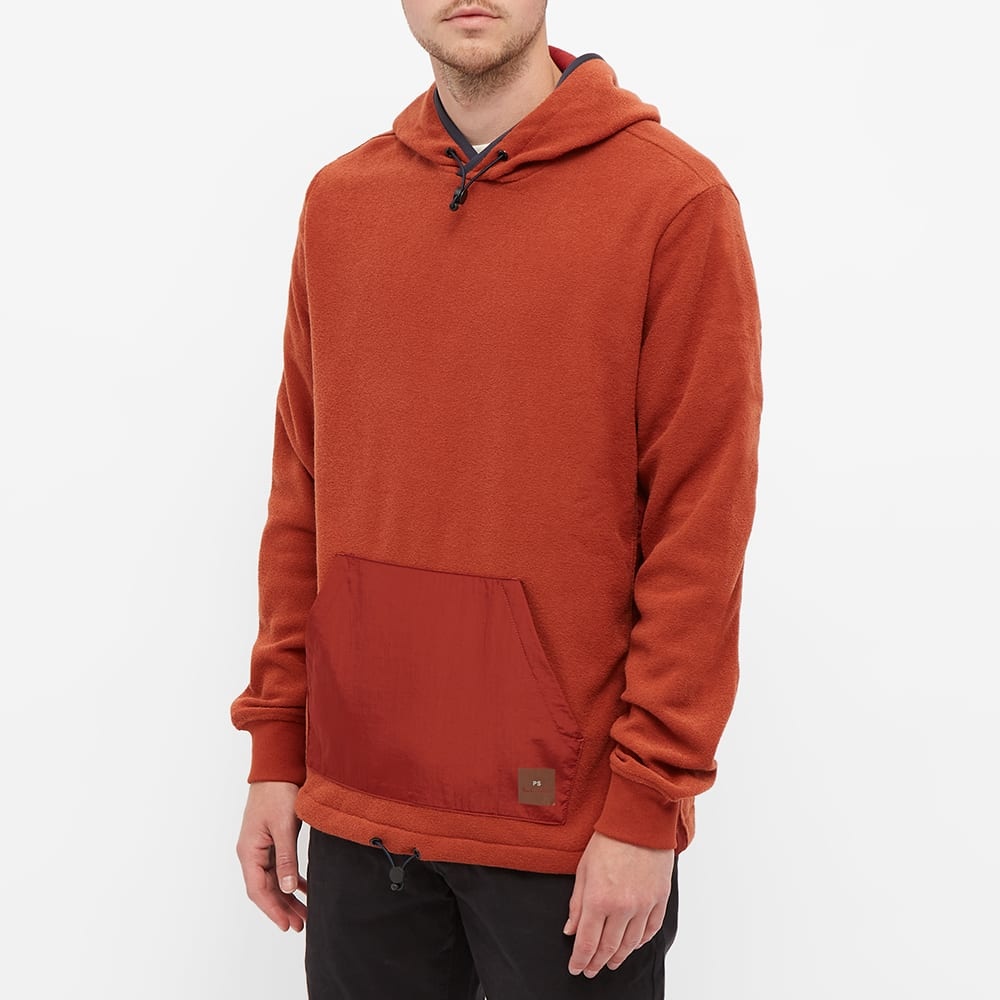 Paul Smith Polar Fleece Popover Hoody - 4