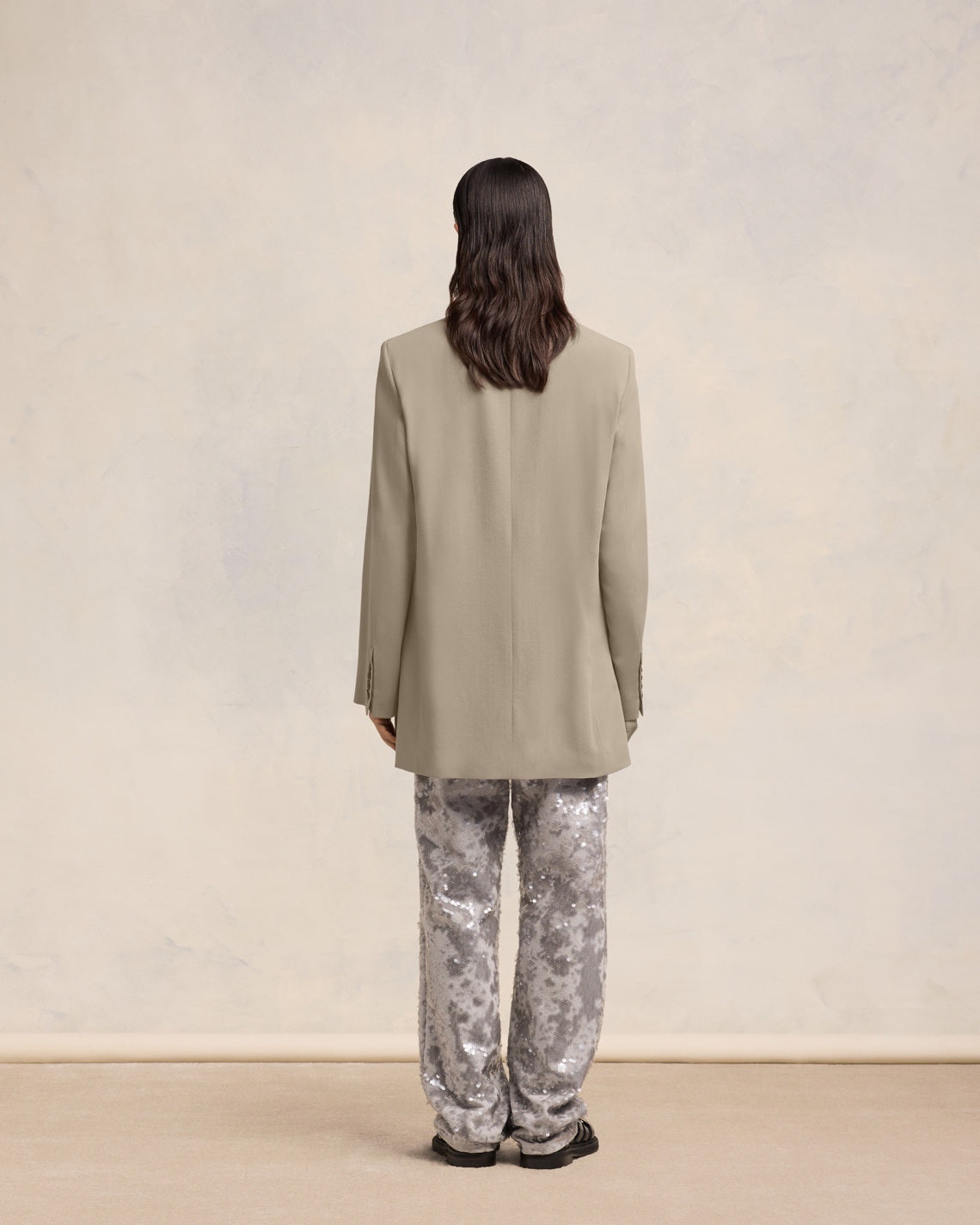 OVERSIZE TWO BUTTONS JACKET - 5