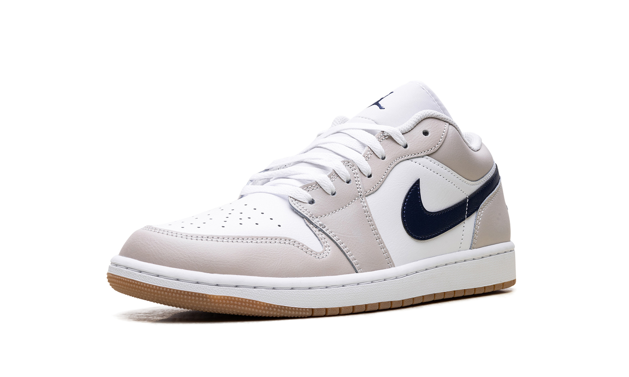 Jordan 1 Low "Midnight Navy Neutral Grey" - 4