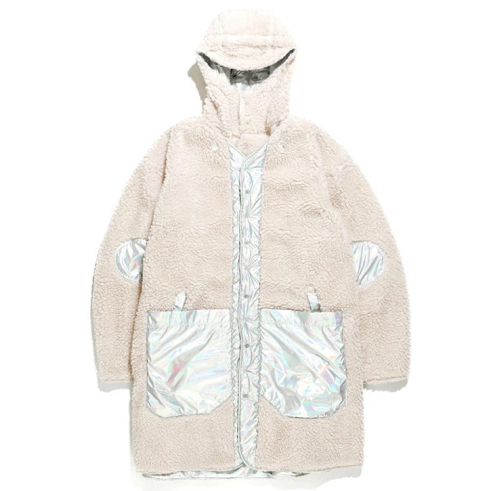 Liner Poly Refrective Taffeta Jacket 'Silver' - 3