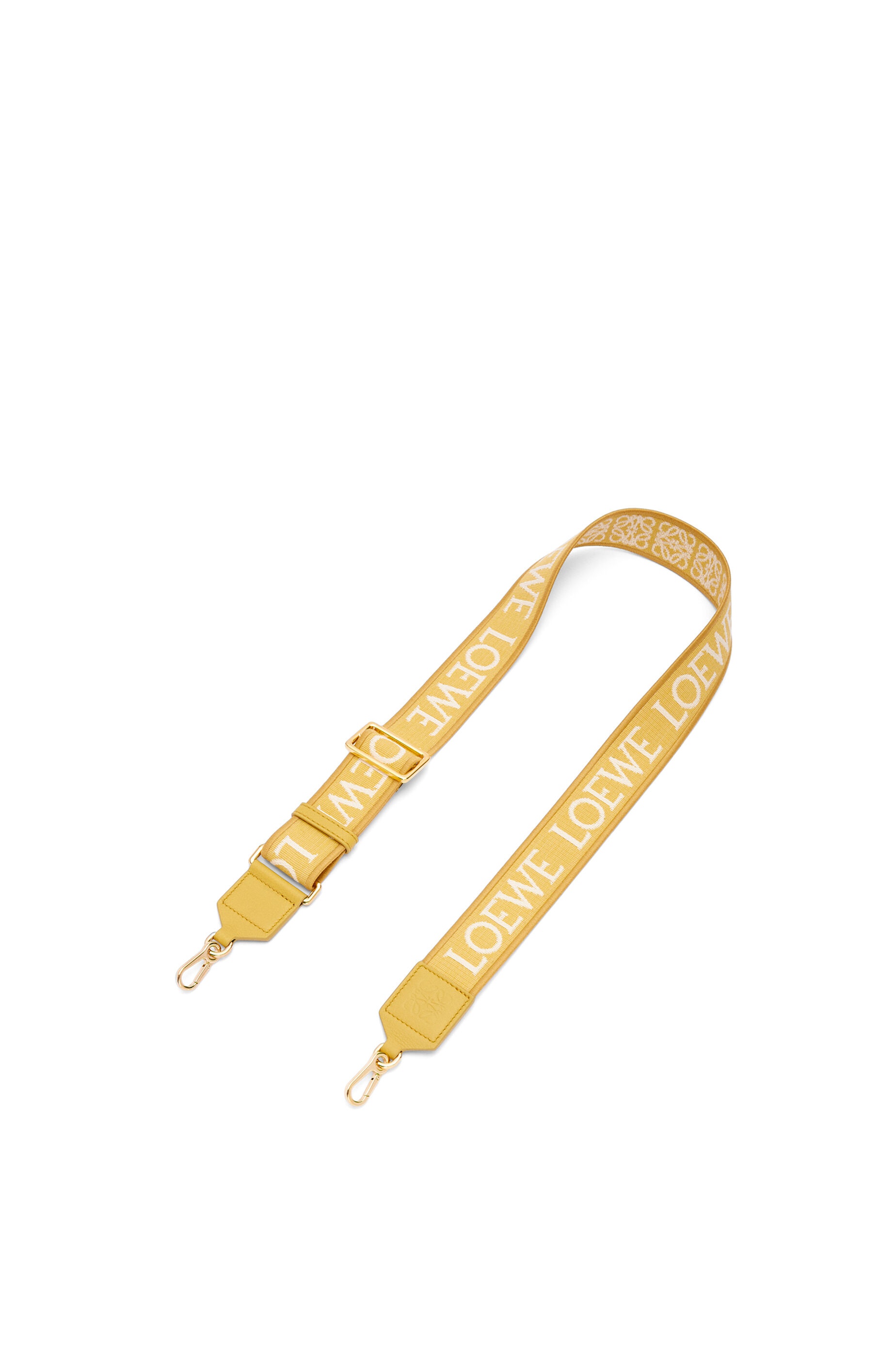 Anagram strap in jacquard and calfskin - 1