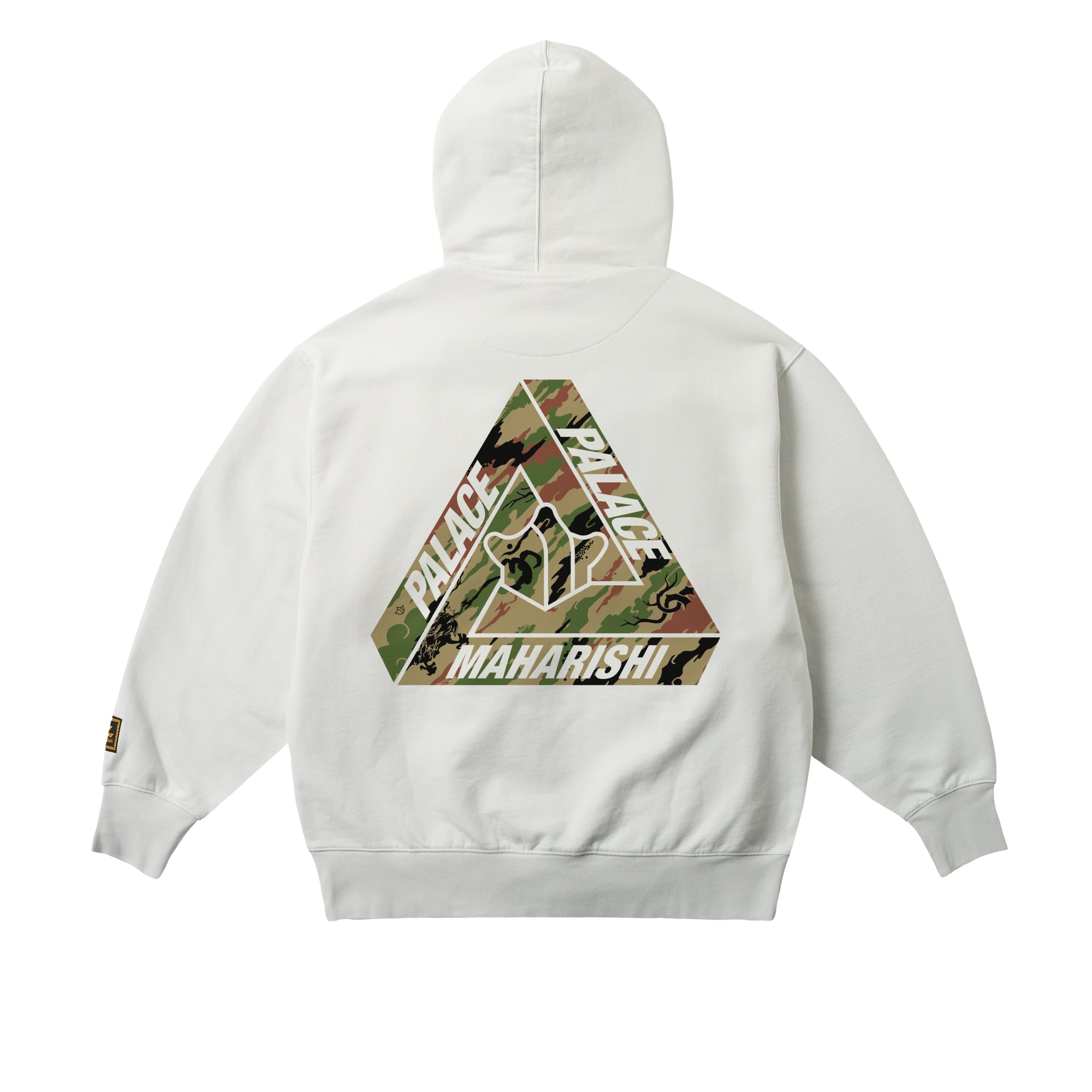 PALACE MAHARISHI TRI-BONSAI HOOD STONE WHITE - 2