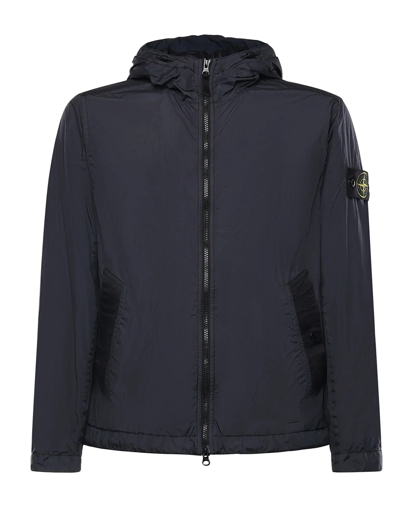 Nylon Rep Jacket With Logo - 1