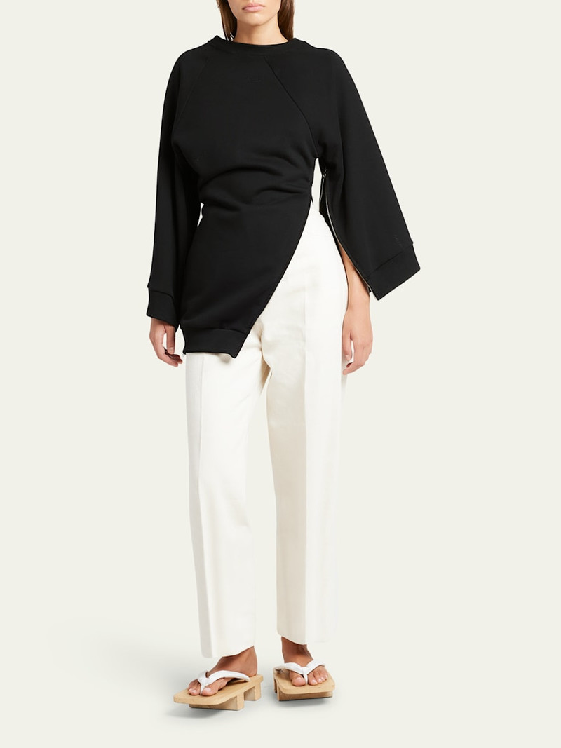 SETCHU Zipper Cotton Sweatshirt outlook