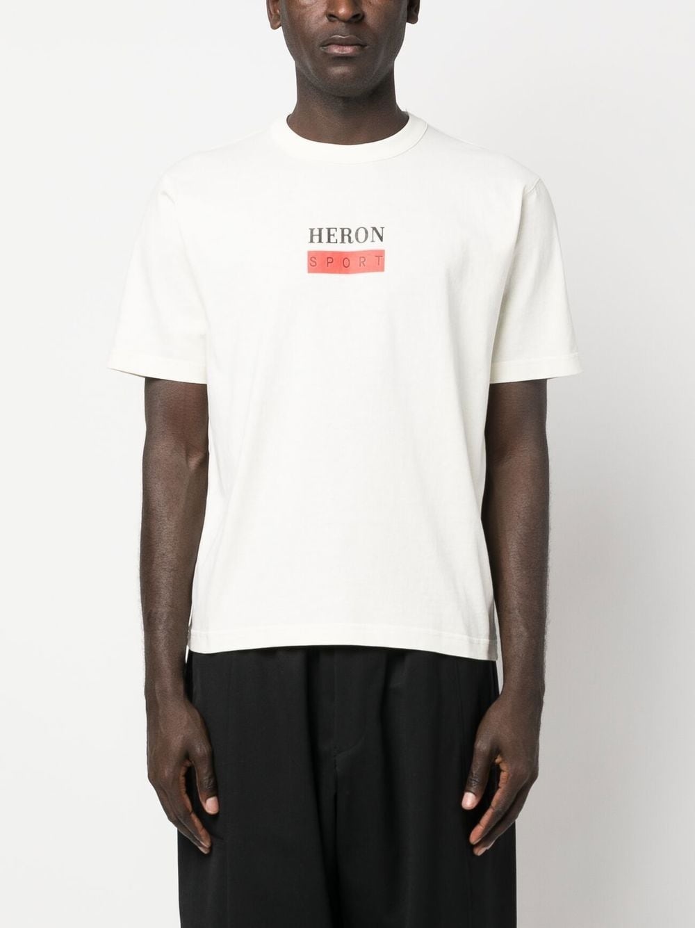 logo-print cotton T-shirt - 3