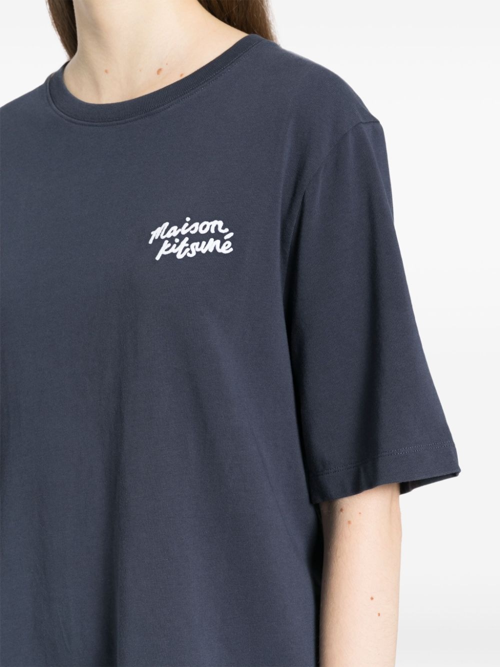 handwriting logo T-shirt - 5