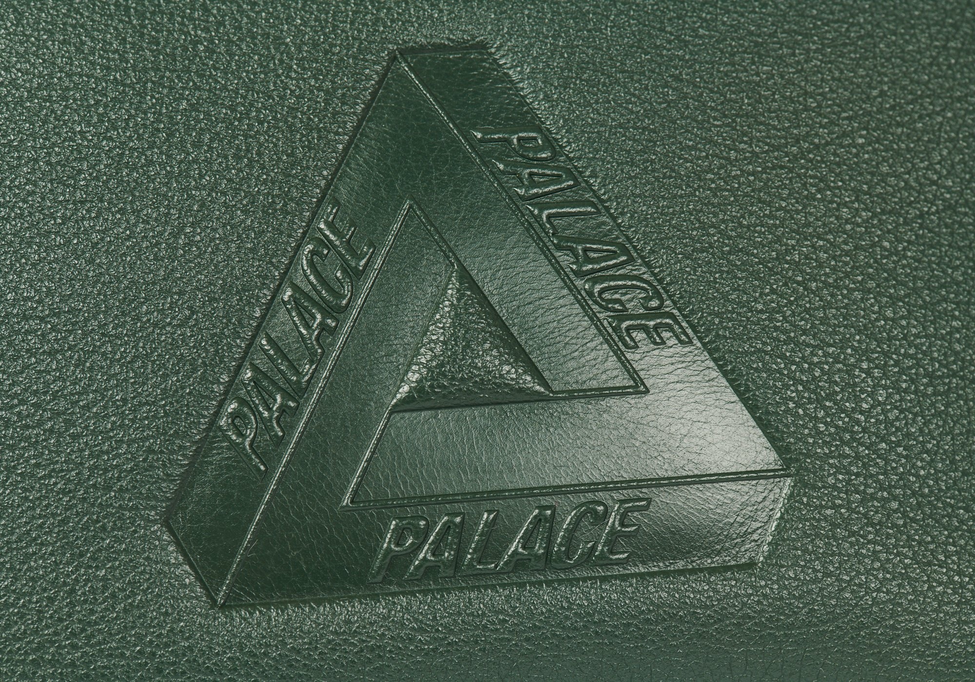 PALACE LEATHER BUM BAG GREEN - 5