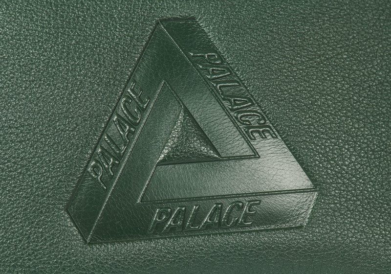 PALACE LEATHER BUM BAG GREEN 5