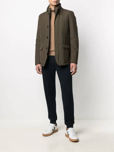 Herno button-front coat outlook