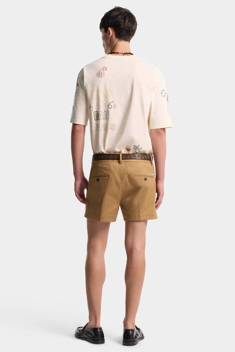 TAILORED COTTON TENNIS SHORTS 4