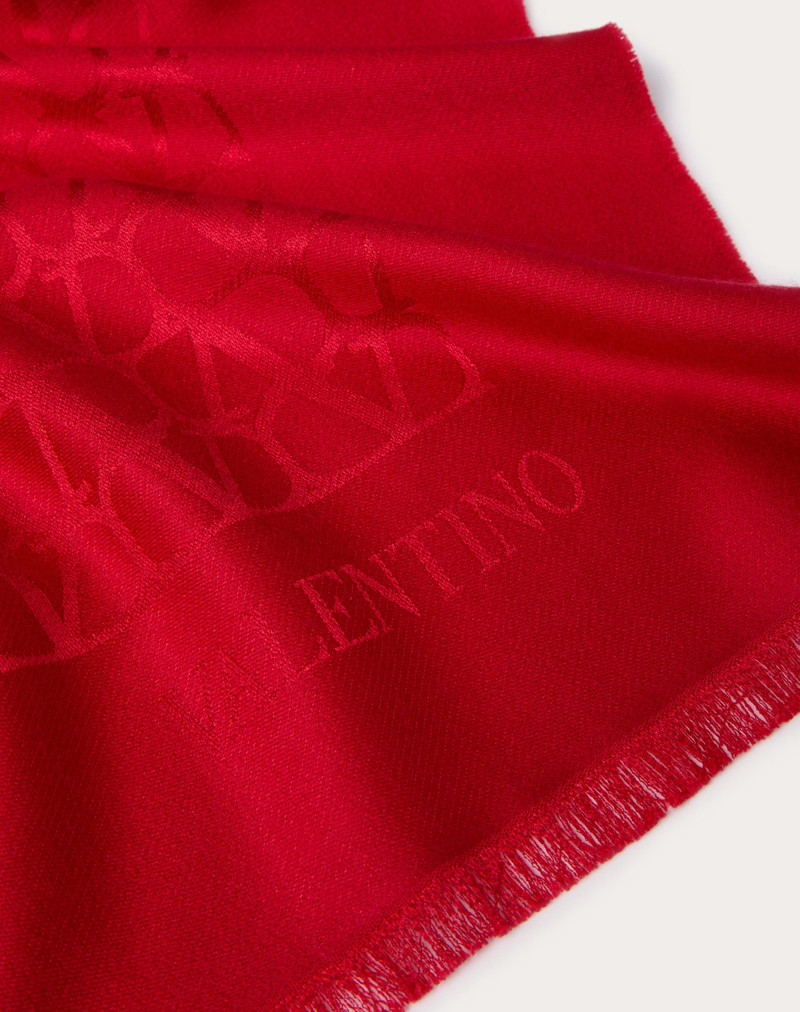 Valentino TOILE ICONOGRAPHE STOLE IN SILK AND WOOL outlook