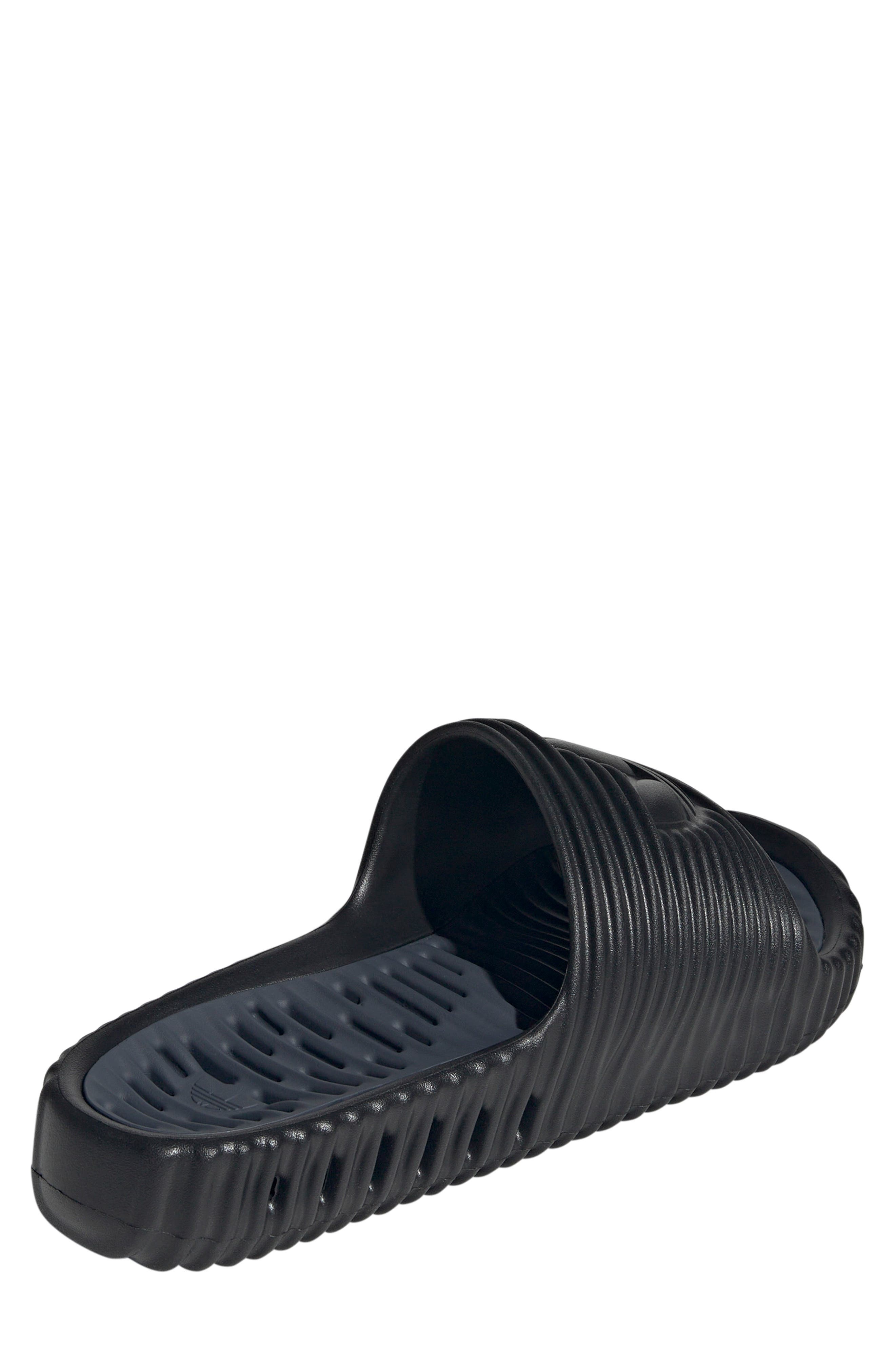 adidas Gender Inclusive Adilette 25 Slide in Black/Black/Grey at Nordstrom - 2
