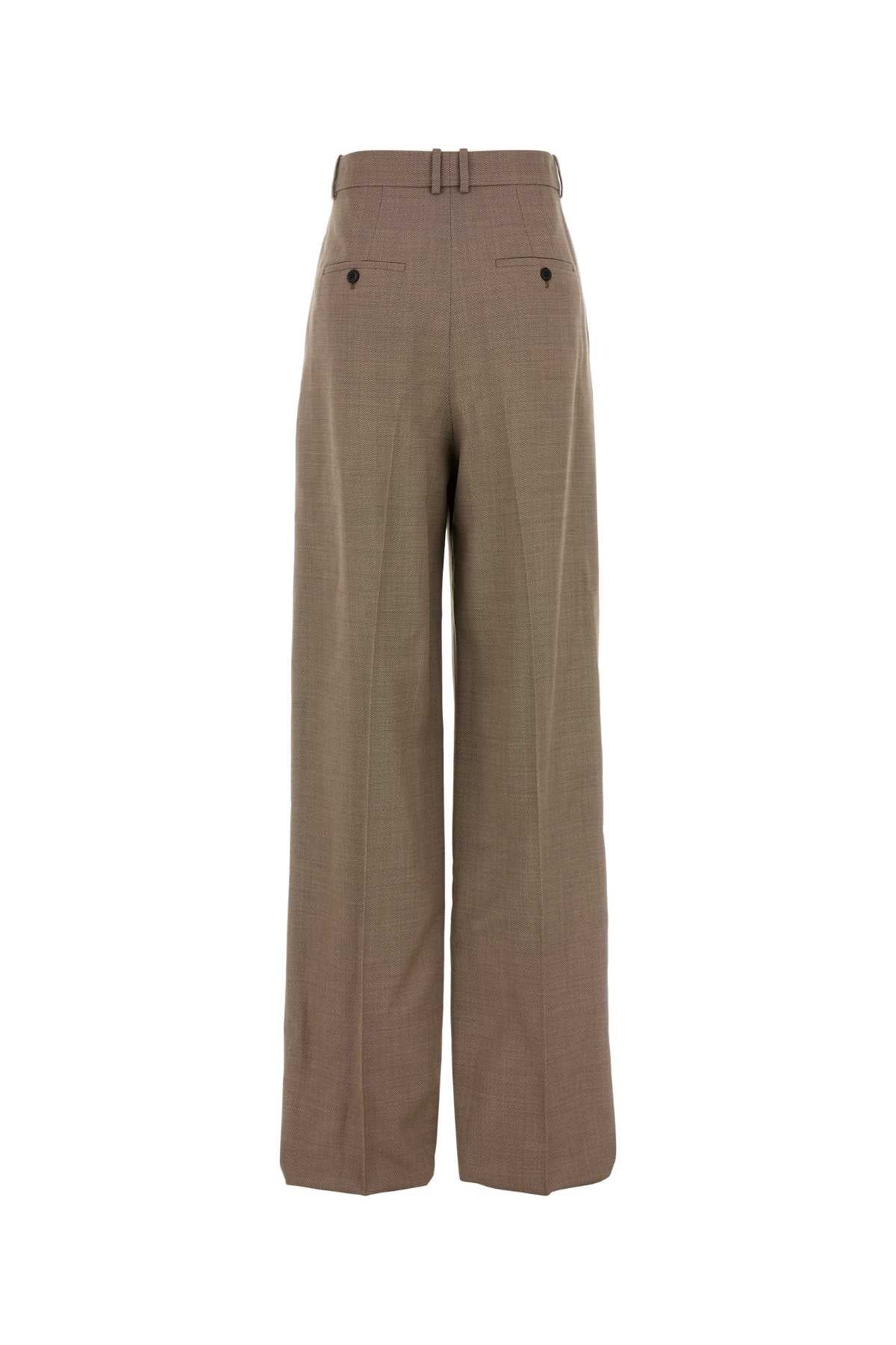 Saint Laurent Women Two-Tone Wool Pant - 2