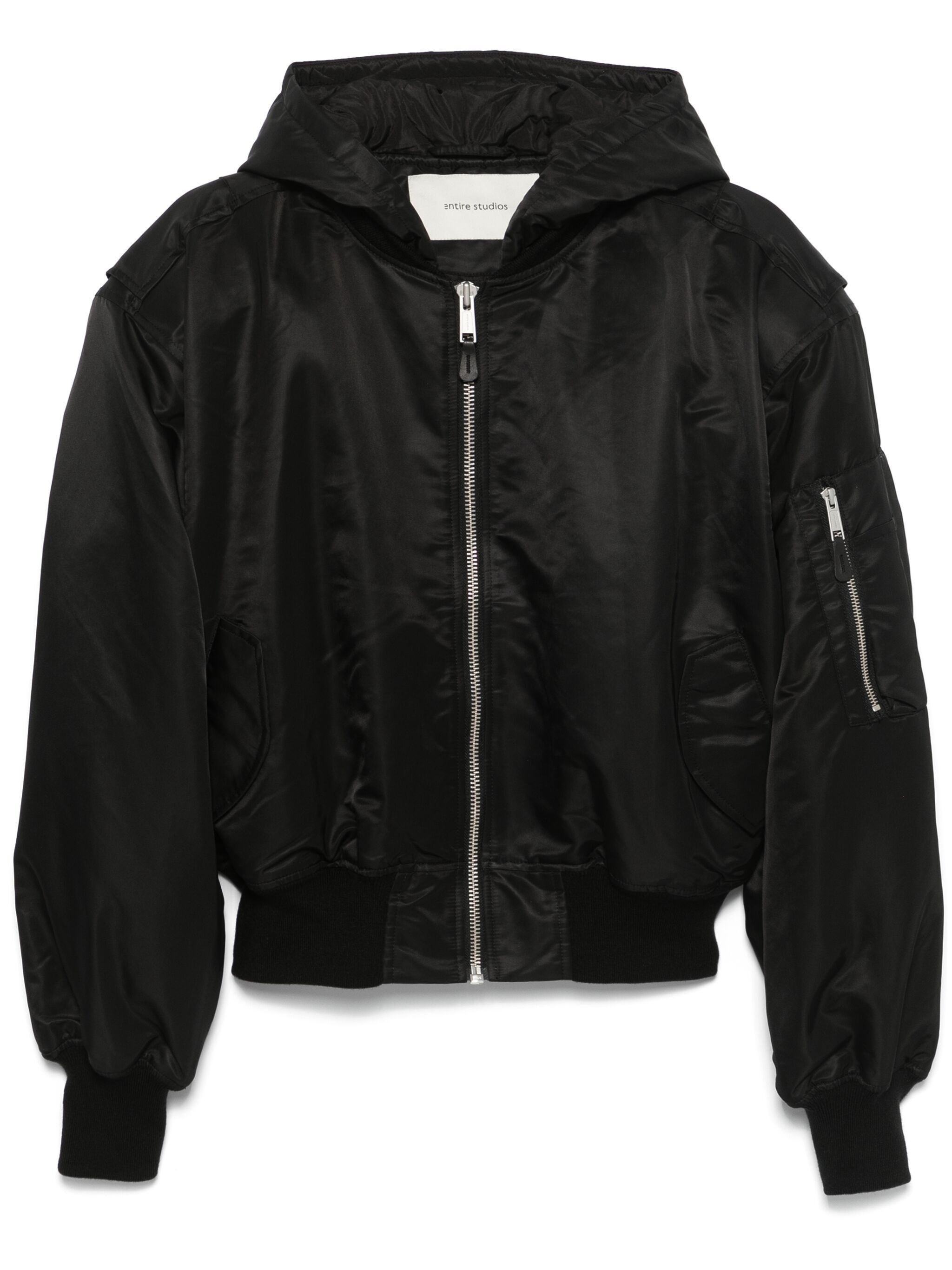 HOODED BROAD BOMBER - 1