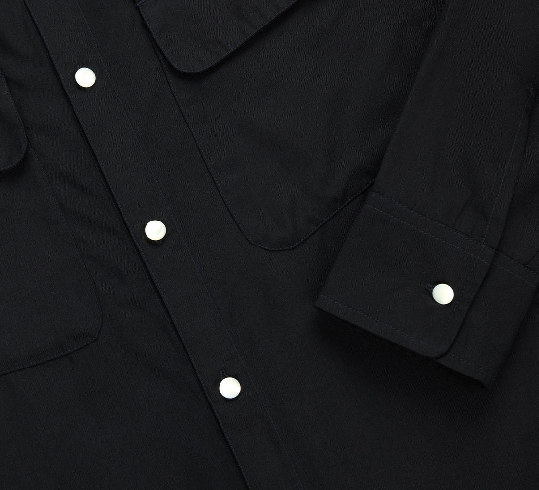 Western Overshirt - Black - 5