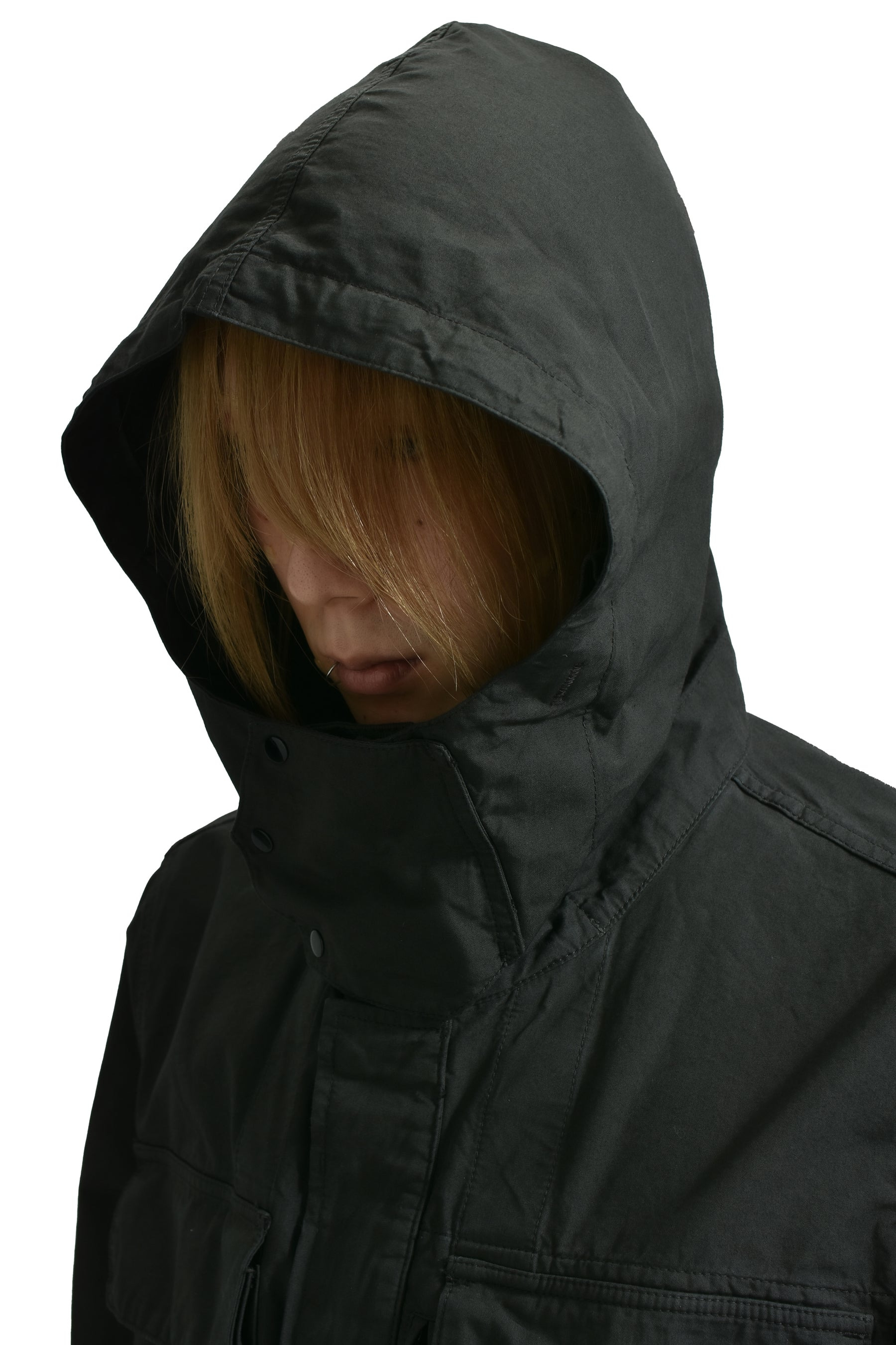 SHORT PARKA / LEAD GRY - 4