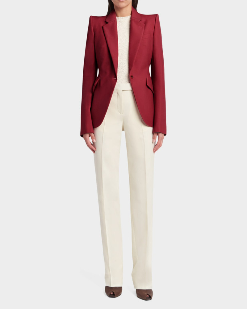 Alexander McQueen Certified Wool Mohair Single-Breasted Jacket outlook