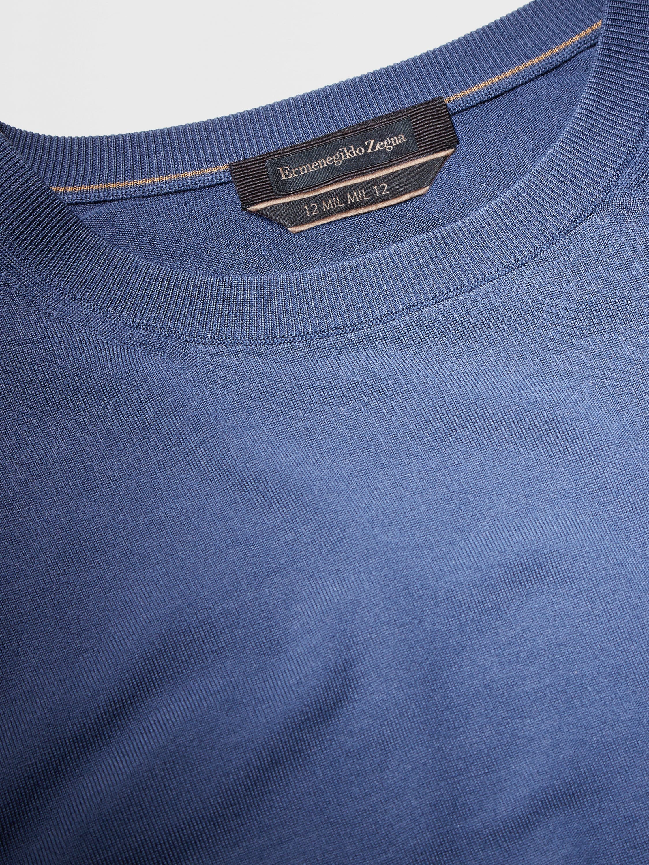 LIGHT BLUE 12MILMIL12 WOOL CREWNECK - 4