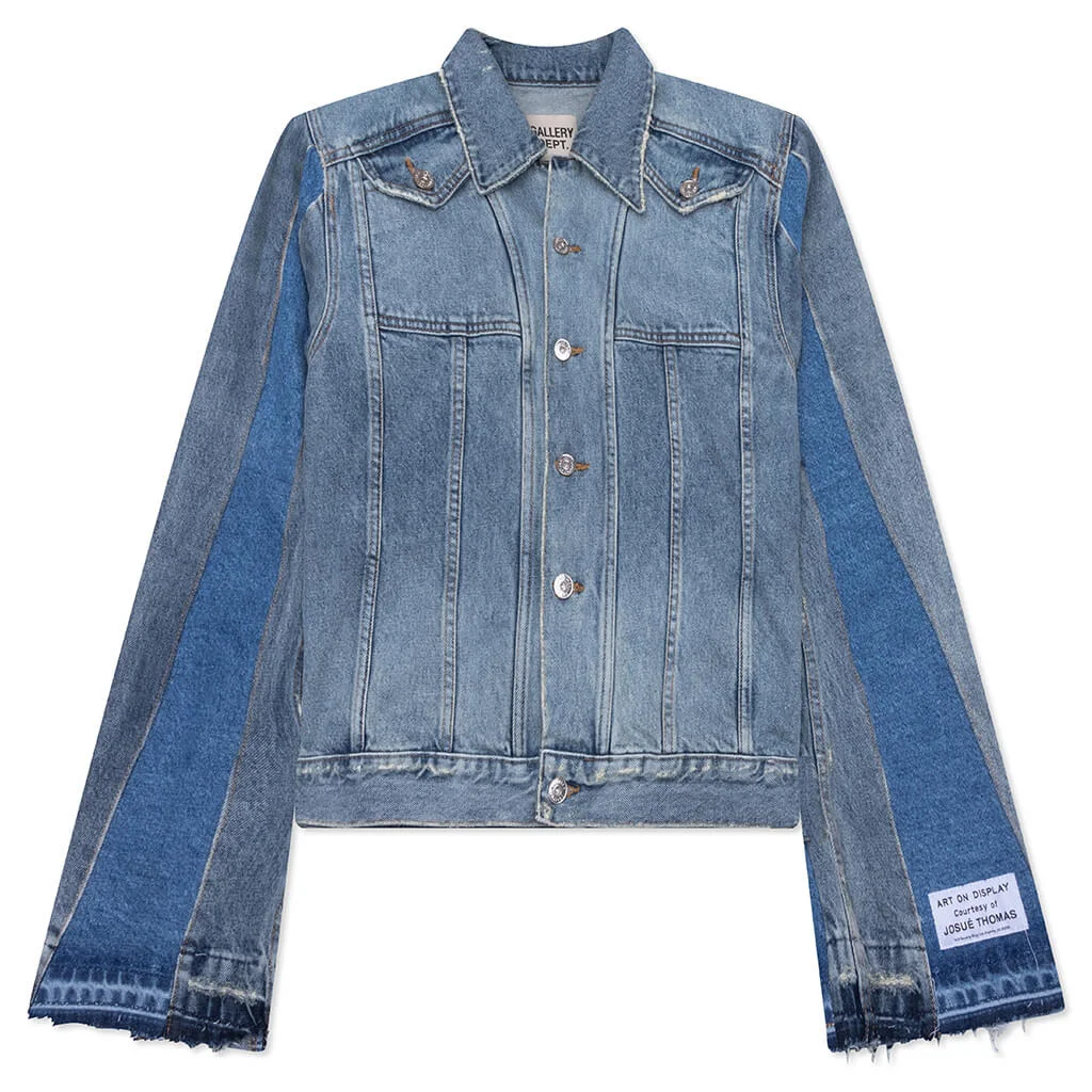 FORD TRUCKER JACKET - LIGHT WASH INDIGO - 1