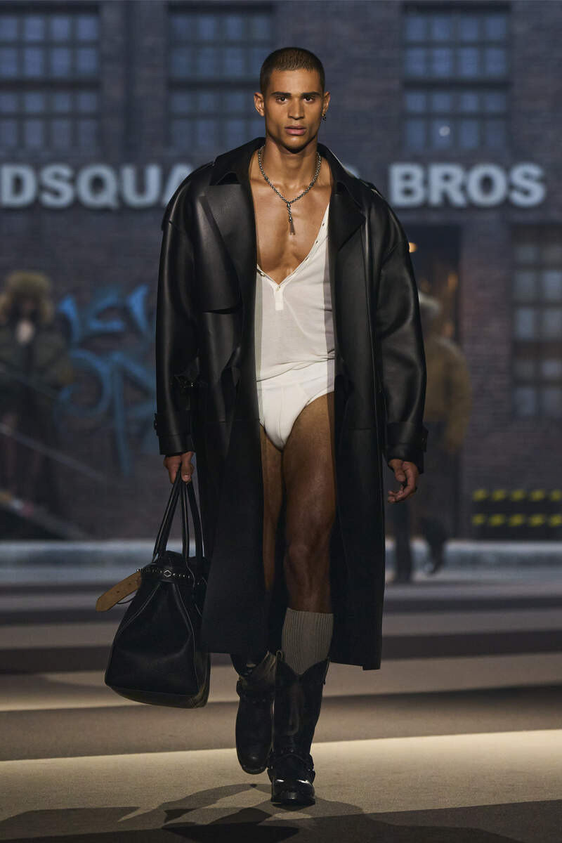 80S KIODO BELTED LEATHER TRENCH 7