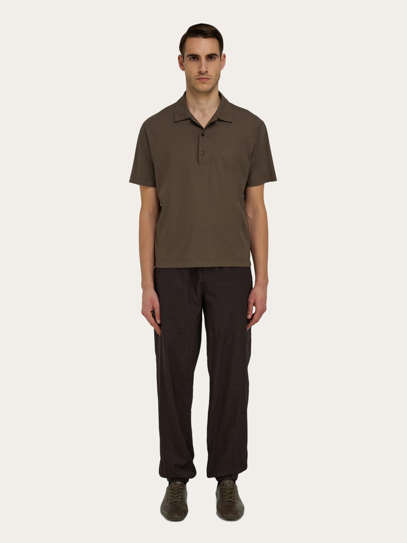 Crêpe voile polo shirt 5