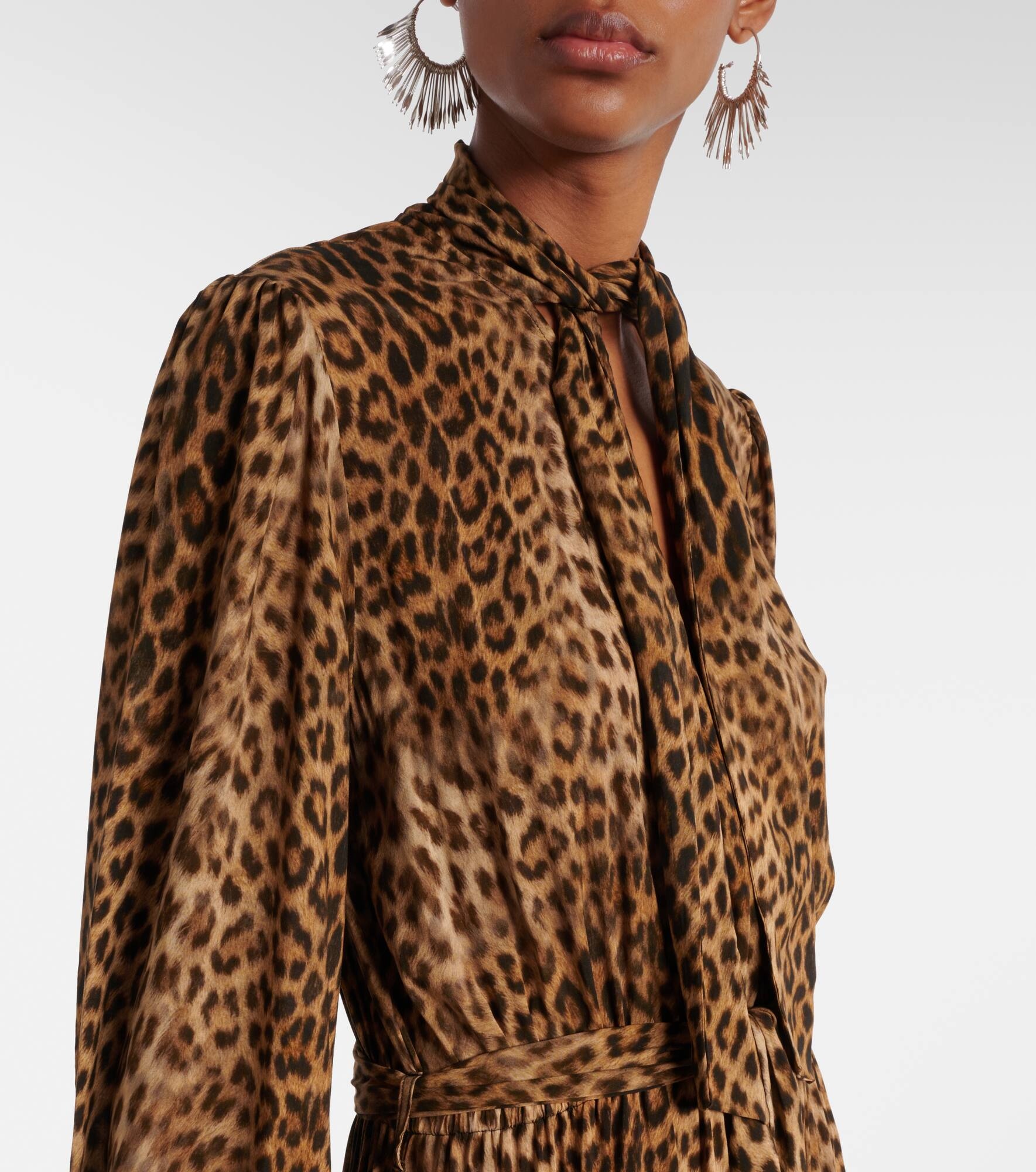 Skylar leopard-print maxi dress - 4