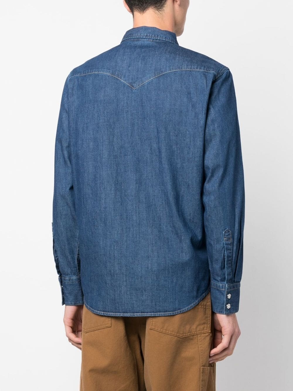 long-sleeve denim shirt - 4