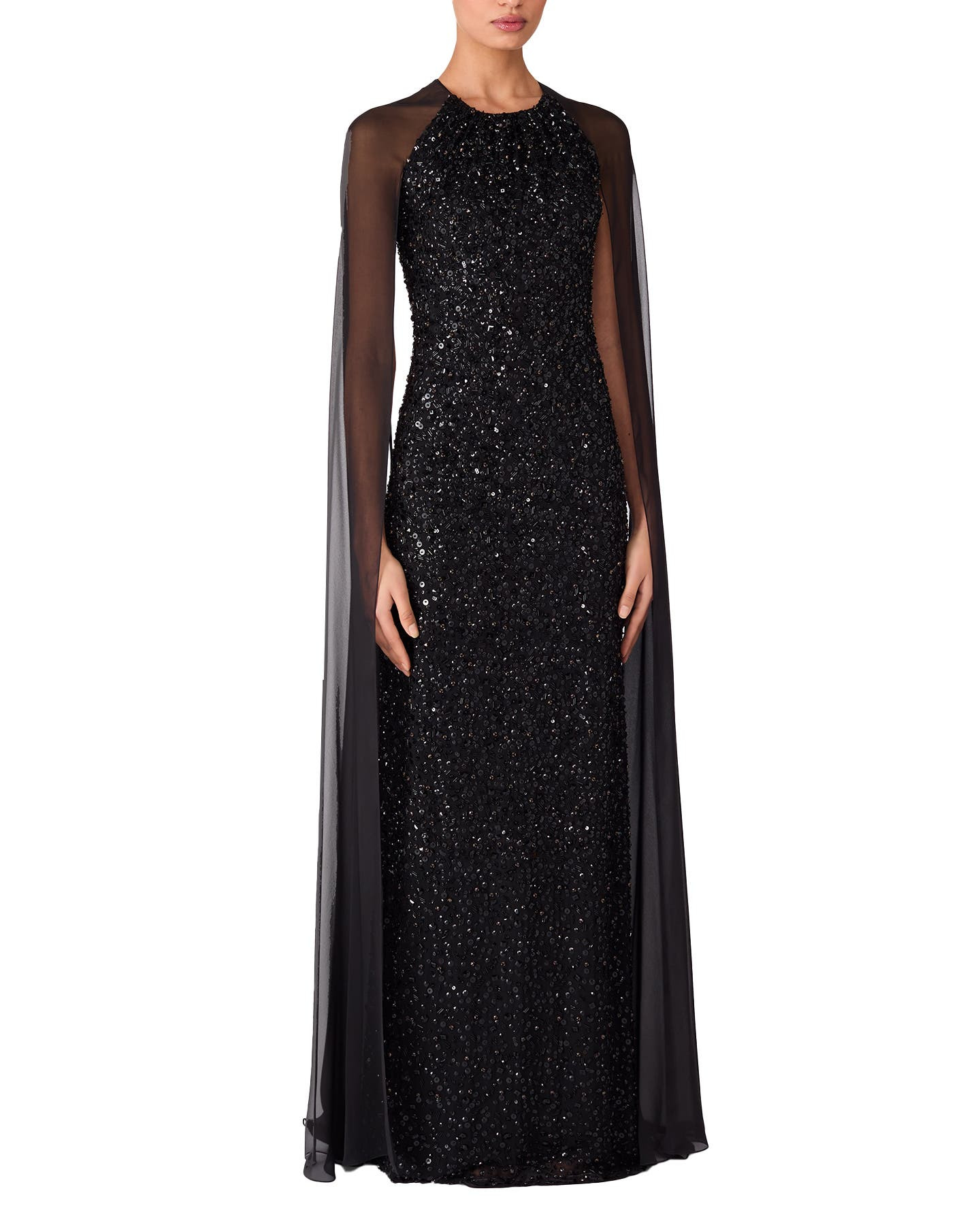 Jenny Packham Elite Maxi Dress in Liquorice at Nordstrom - 2